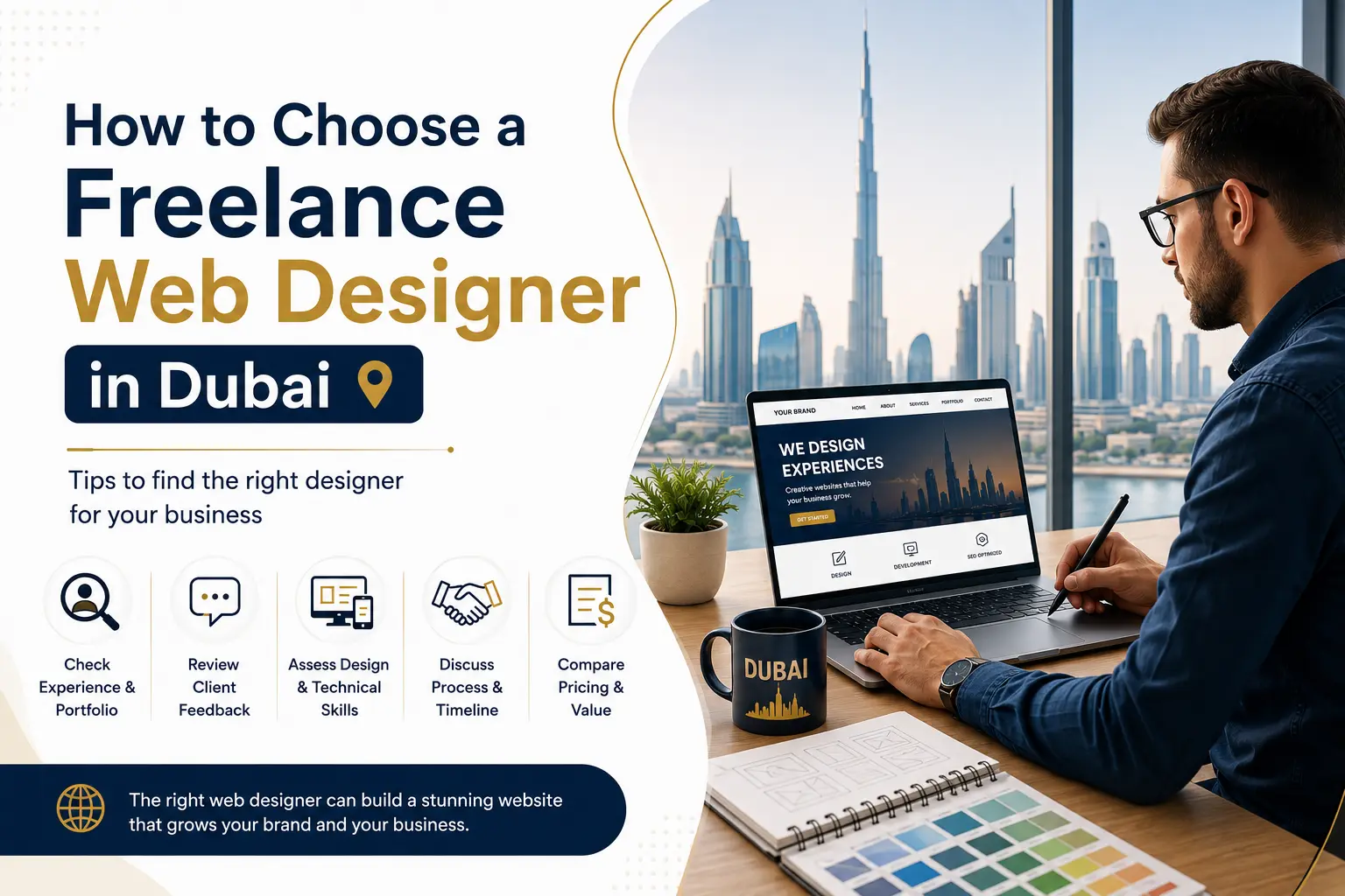 How to choose a Freelance web designer in Dubai